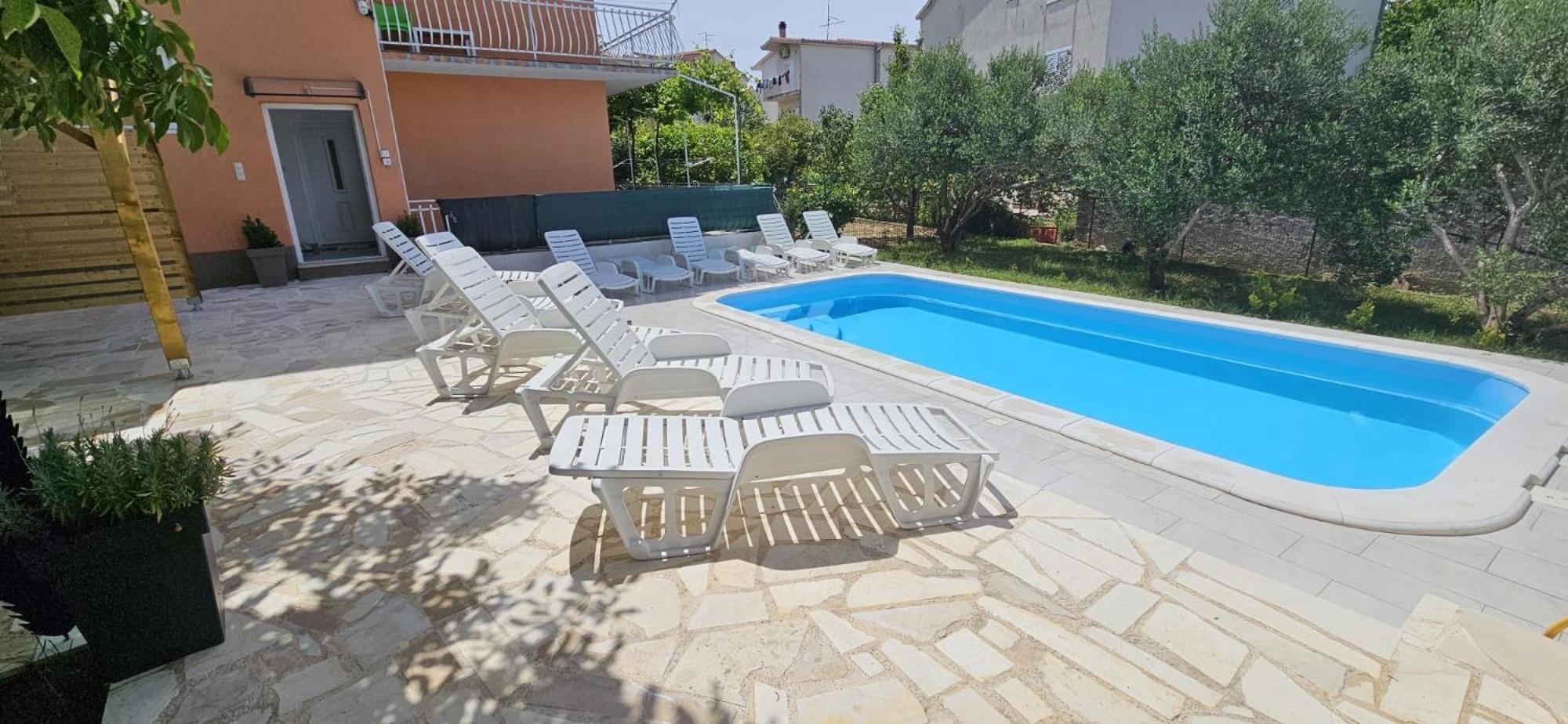 Apartman Mia With Pool1 Split Exterior photo